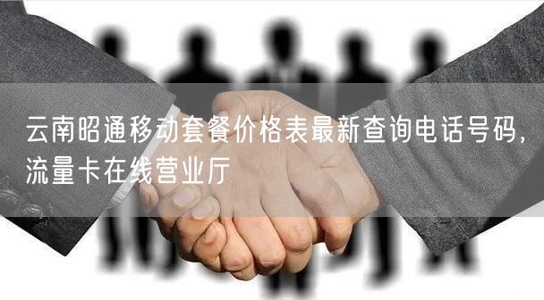 云南昭通移动套餐价格表最新查询电话号码，流量卡在线营业厅