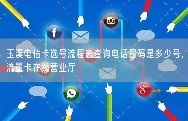 玉溪电信卡选号流程表查询电话号码是多少号，流量卡在线营业厅