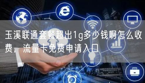 玉溪联通套餐超出1g多少钱啊怎么收费，流量卡免费申请入口