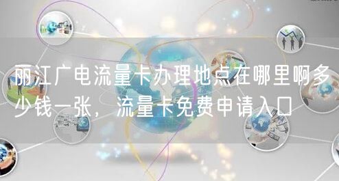 丽江广电流量卡办理地点在哪里啊多少钱一张，流量卡免费申请入口