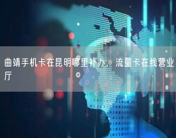 曲靖手机卡在昆明哪里补办，流量卡在线营业厅