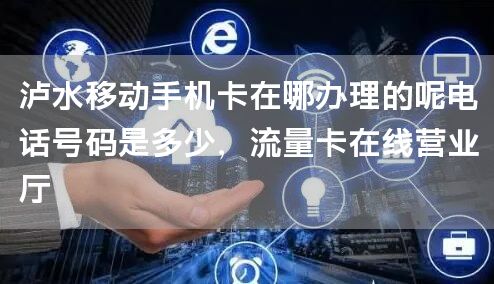 泸水移动手机卡在哪办理的呢电话号码是多少，流量卡在线营业厅