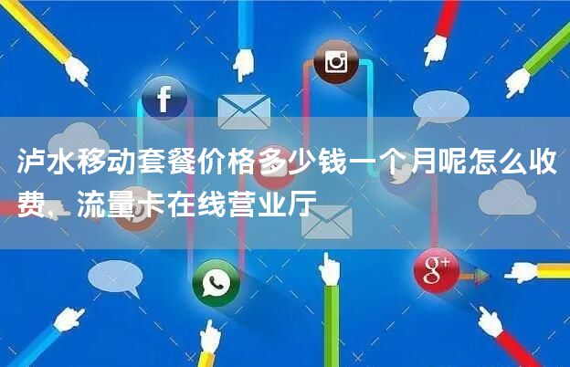 泸水移动套餐价格多少钱一个月呢怎么收费，流量卡在线营业厅