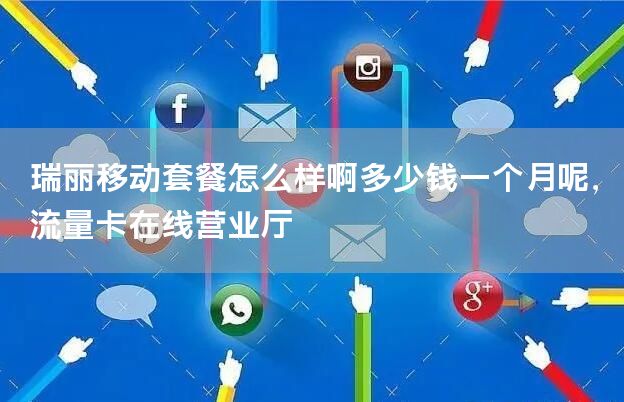 瑞丽移动套餐怎么样啊多少钱一个月呢，流量卡在线营业厅
