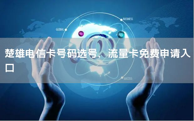 楚雄电信卡号码选号，流量卡免费申请入口