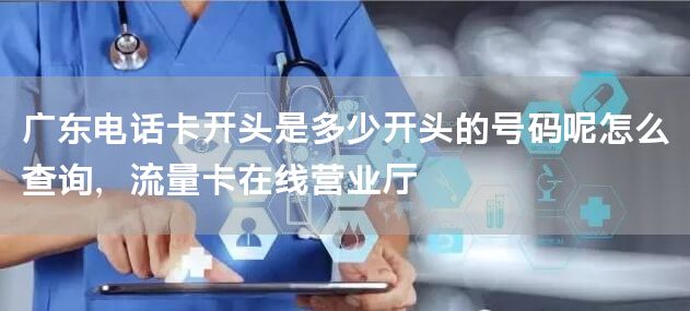 广东电话卡开头是多少开头的号码呢怎么查询，流量卡在线营业厅