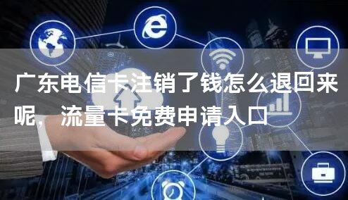 广东电信卡注销了钱怎么退回来呢，流量卡免费申请入口