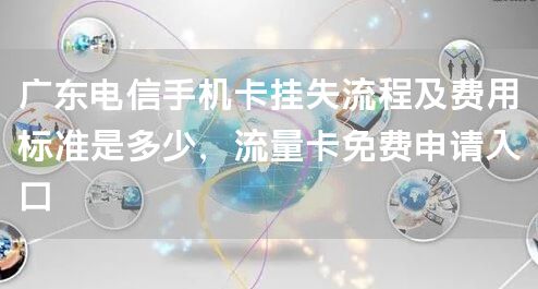 广东电信手机卡挂失流程及费用标准是多少，流量卡免费申请入口