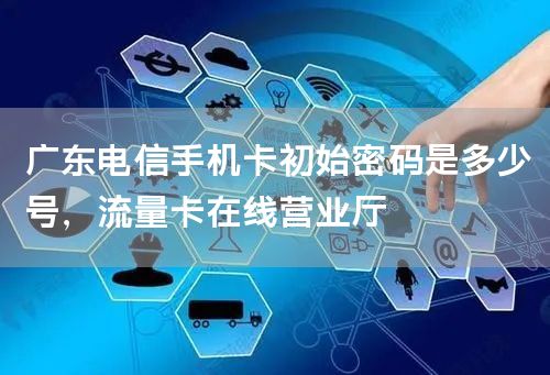广东电信手机卡初始密码是多少号，流量卡在线营业厅