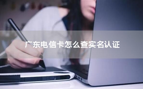 广东电信卡怎么查实名认证