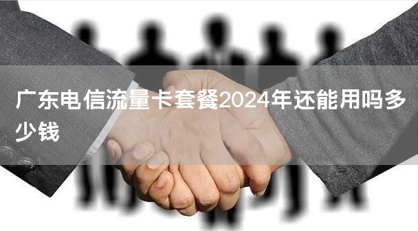 广东电信流量卡套餐2024年还能用吗多少钱