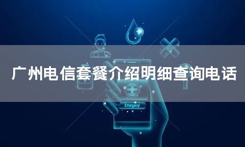 广州电信套餐介绍明细查询电话