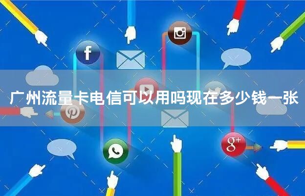 广州流量卡电信可以用吗现在多少钱一张