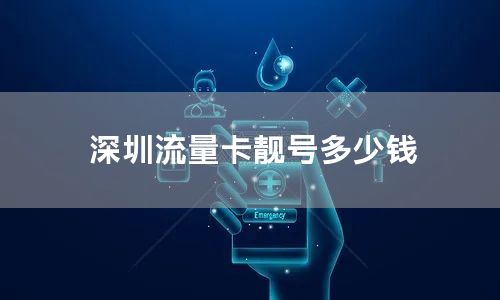 深圳流量卡靓号多少钱