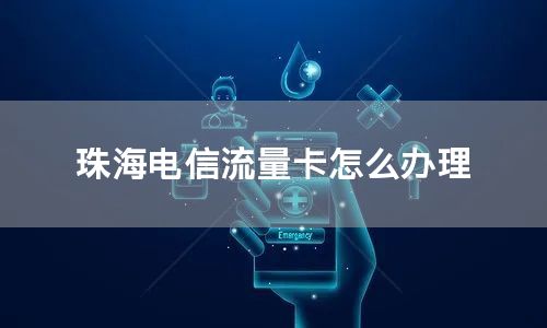 珠海电信流量卡怎么办理