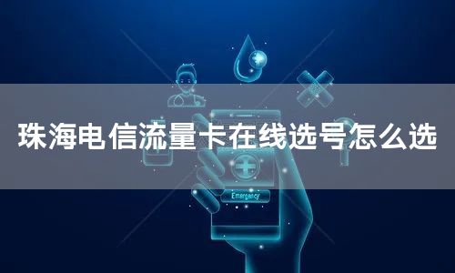 珠海电信流量卡在线选号怎么选