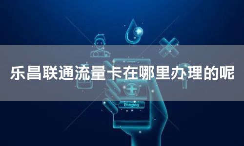 乐昌联通流量卡在哪里办理的呢